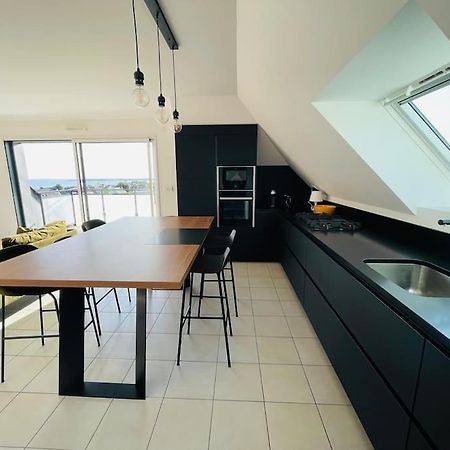 Appartement Lumineux Et Spacieux, Terrasse Et Parking Prive Concarneau Esterno foto